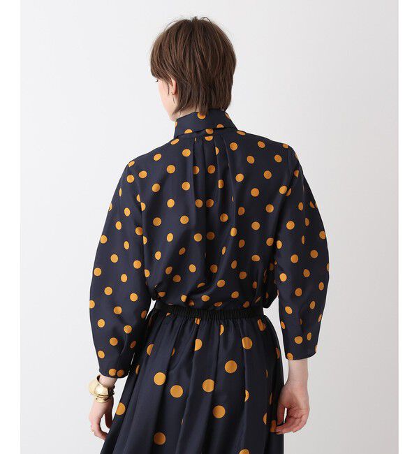 allureville「ポルカドットブラウス」|シャツ・ブラウス|