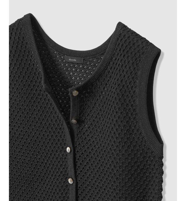 allureville「透かし編みジレプルオーバー」|ニット・セーター|