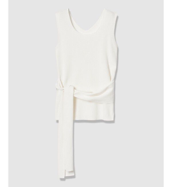 allureville「【ATELIER Line】コットンシルクリネンタンクトップ」|ニット・セーター|