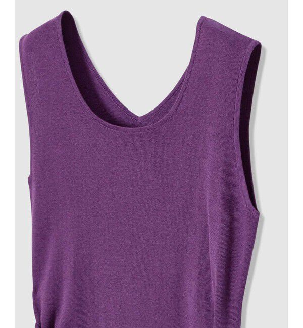 allureville「【ATELIER Line】コットンシルクリネンタンクトップ」|ニット・セーター|