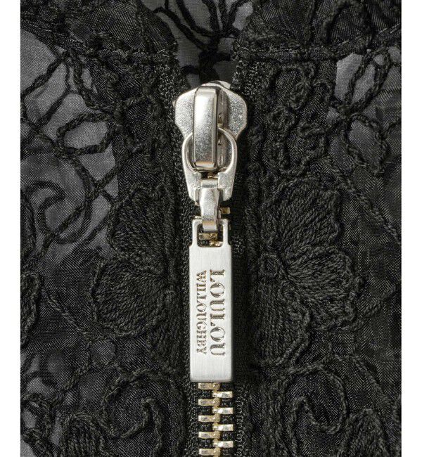 LOULOU WILLOUGHBY「【LOULOU WILLOUGHBY】オーガンレースブルゾン」|ブルゾン・スタジャン|