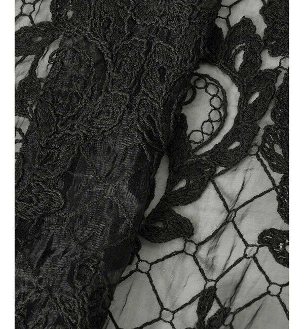 LOULOU WILLOUGHBY「【LOULOU WILLOUGHBY】オーガンレースブルゾン」|ブルゾン・スタジャン|