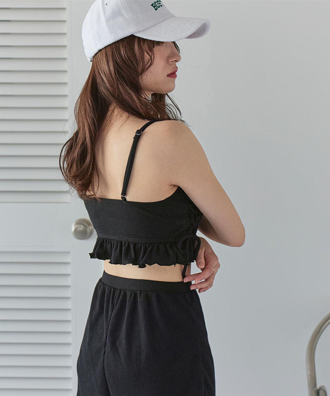 SEA DRESS「ワッフル素材レースアップビキニ」|ビキニ|