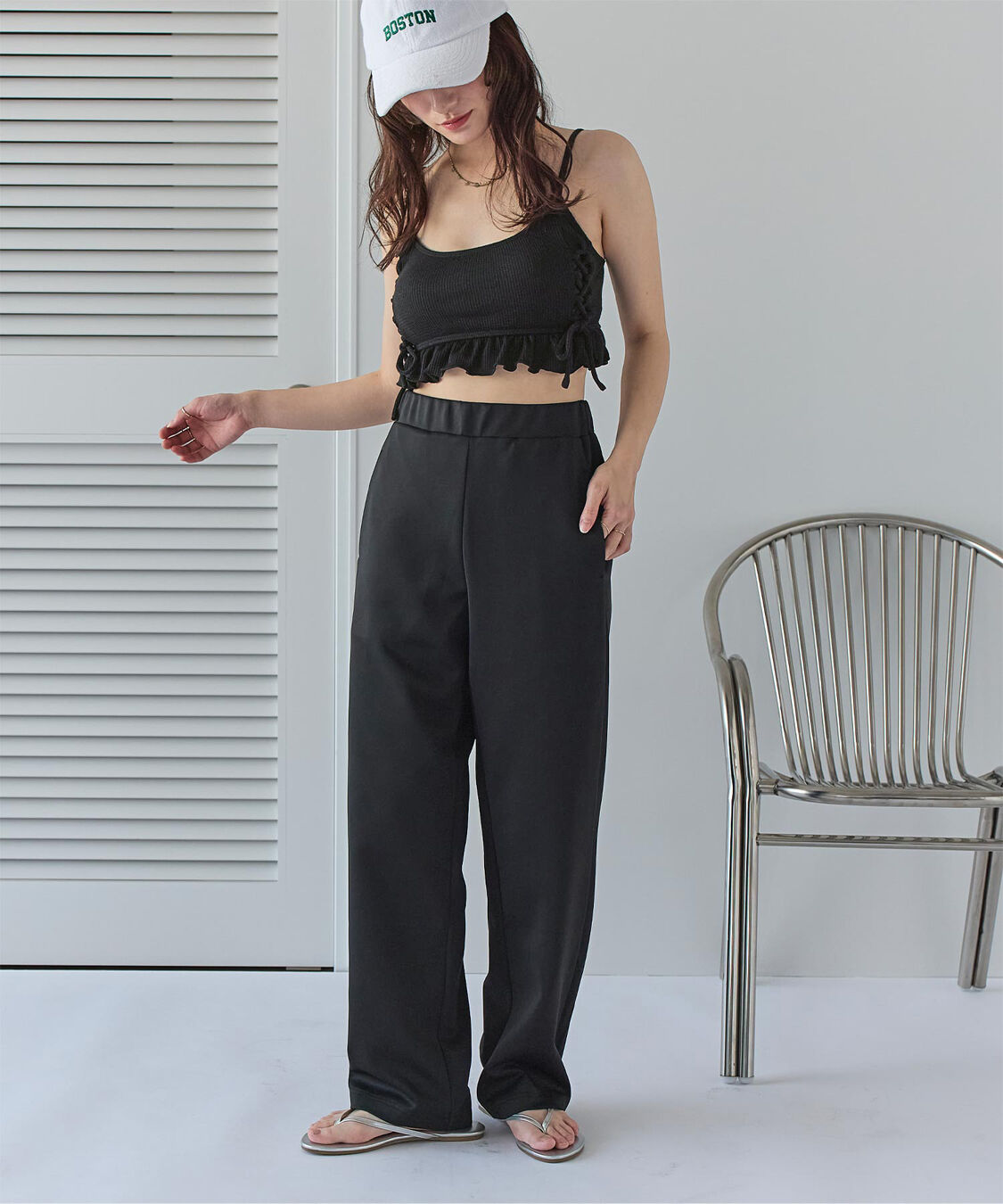 SEA DRESS「ワッフル素材レースアップビキニ」|ビキニ|