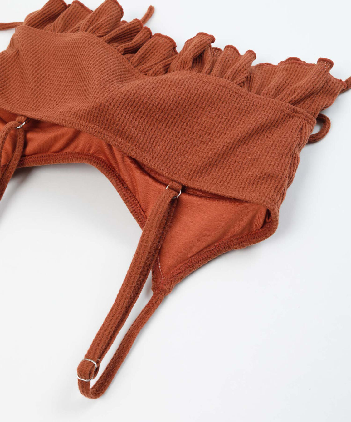 SEA DRESS「ワッフル素材レースアップビキニ」|ビキニ|