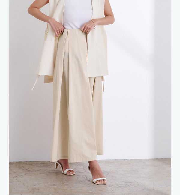 ur's「撥水ウエストタックフレアスカート」|スカート|