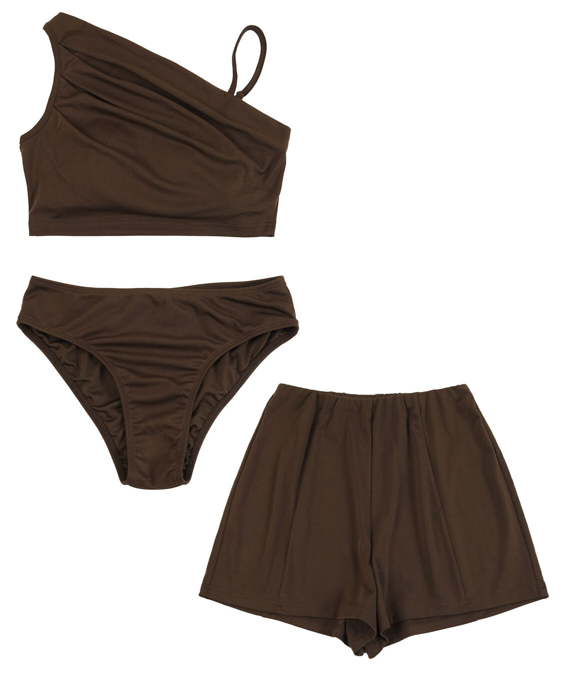 SEA DRESS「ショートパンツ付タックビキニ」|ビキニ|