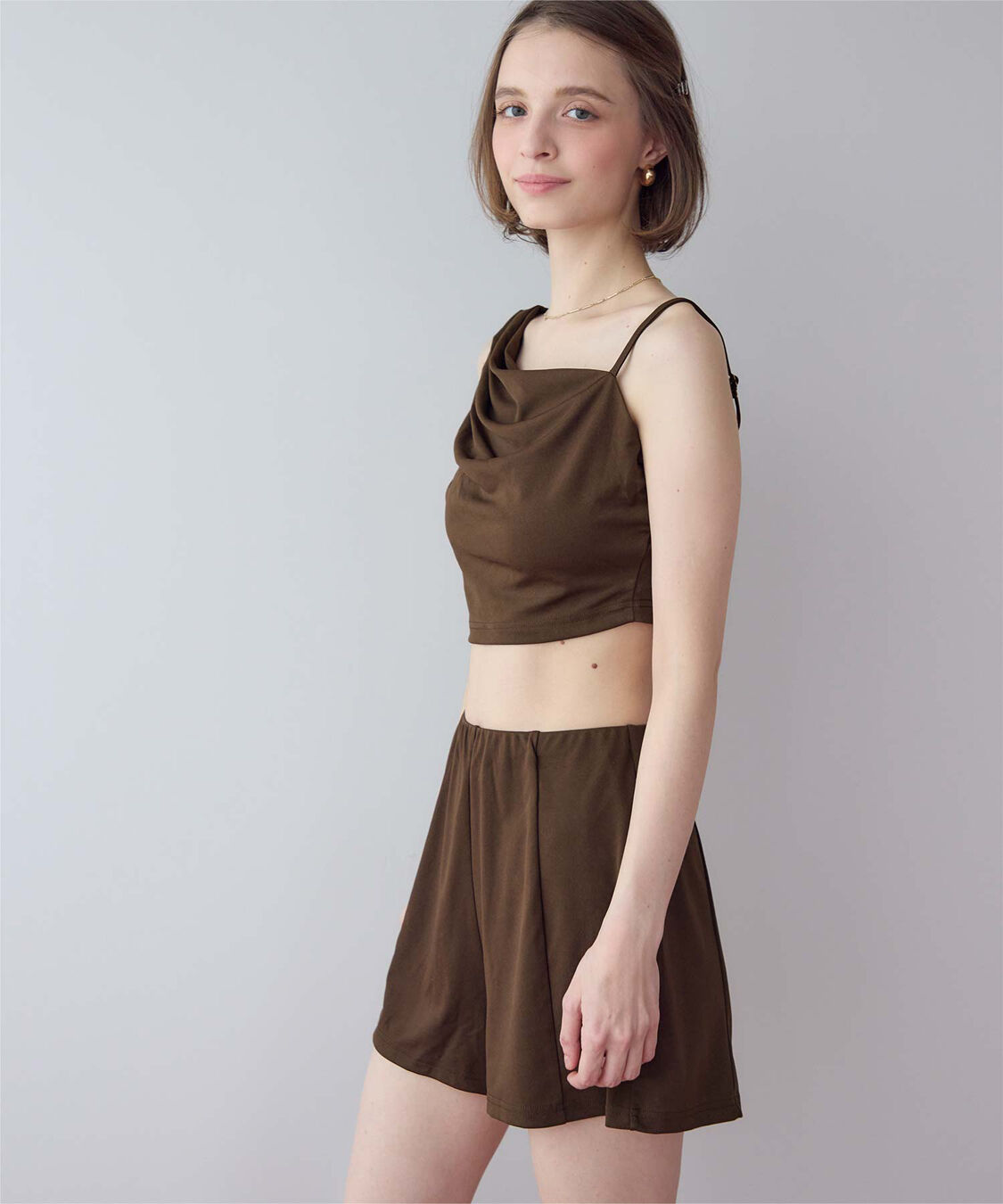 SEA DRESS「ショートパンツ付タックビキニ」|ビキニ|