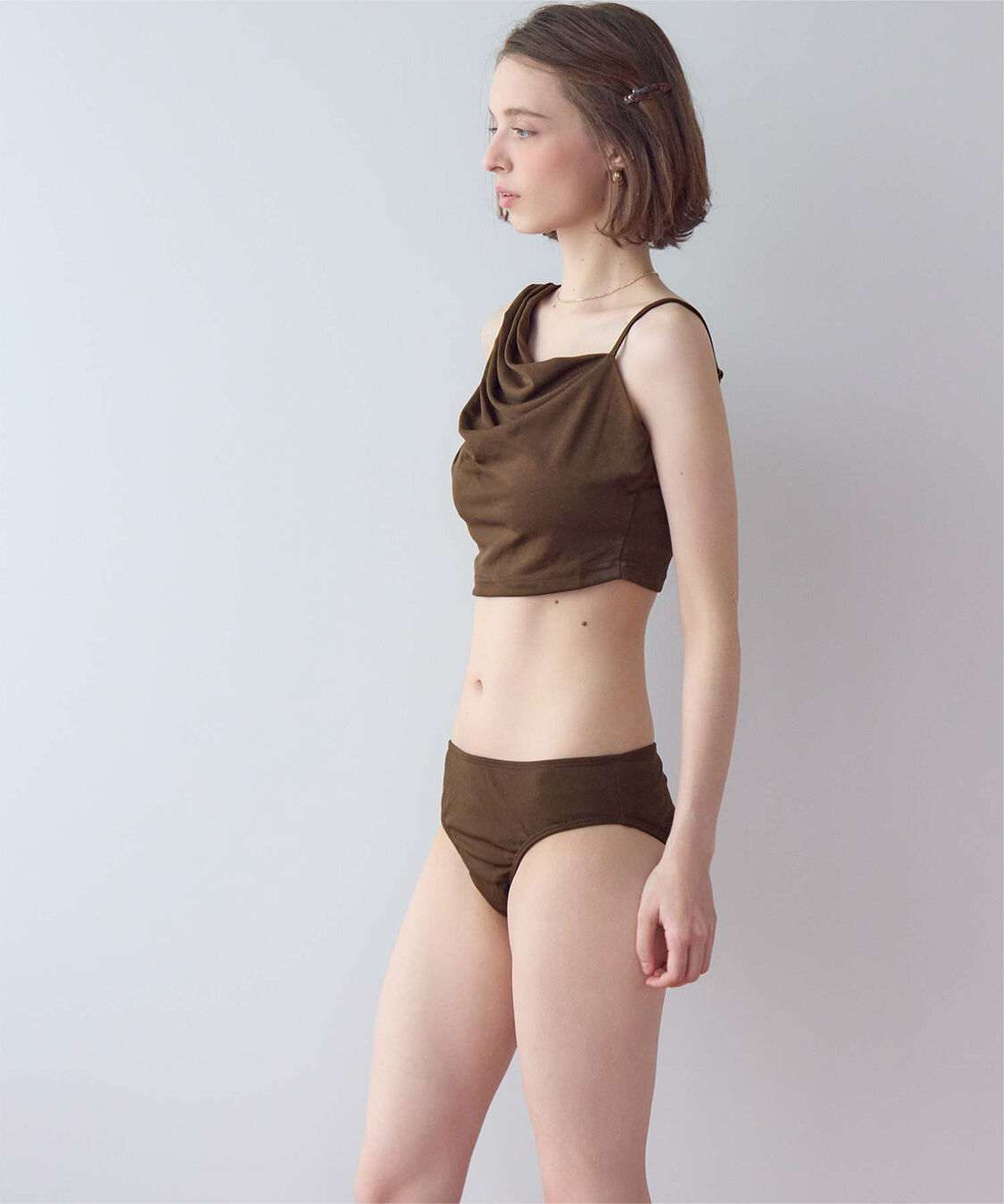 SEA DRESS「ショートパンツ付タックビキニ」|ビキニ|