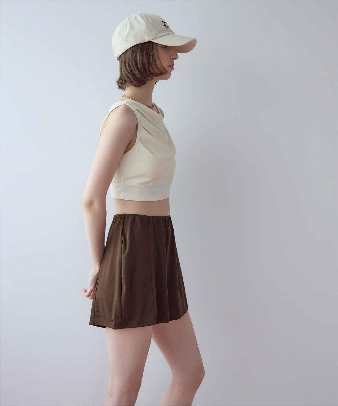 SEA DRESS「ショートパンツ付タックビキニ」|ビキニ|