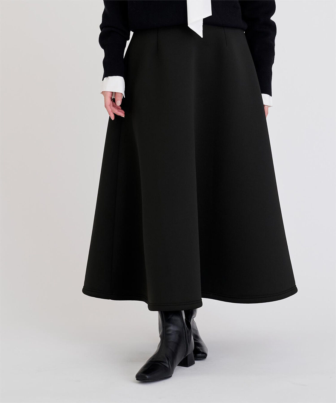 ur's「ダンボールフレアスカート」|スカート|ブラック