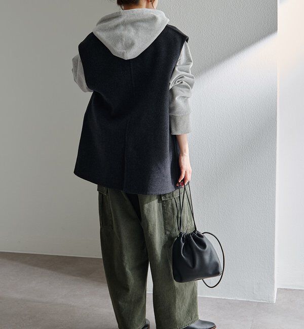  「裏起毛スウェットショートパーカー」|プルオーバー|