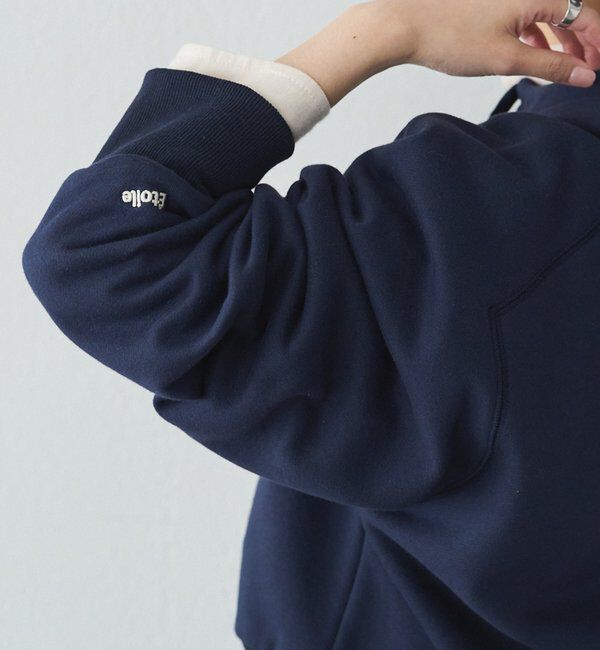  「裏起毛スウェットショートパーカー」|プルオーバー|