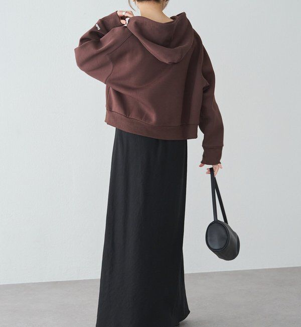  「裏起毛スウェットショートパーカー」|プルオーバー|