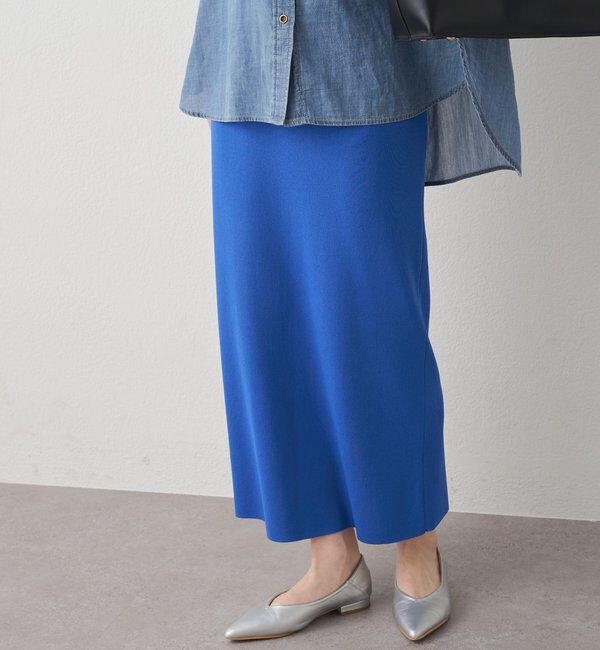  「＼累計1万枚突破！／《-3kg見え》【Du noir】ナロースカート」|スカート|