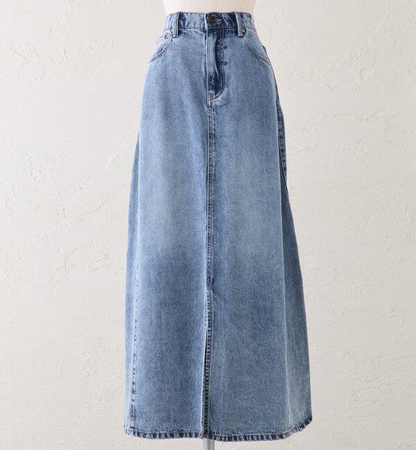  「リヨセル混デニムスカート」|スカート|