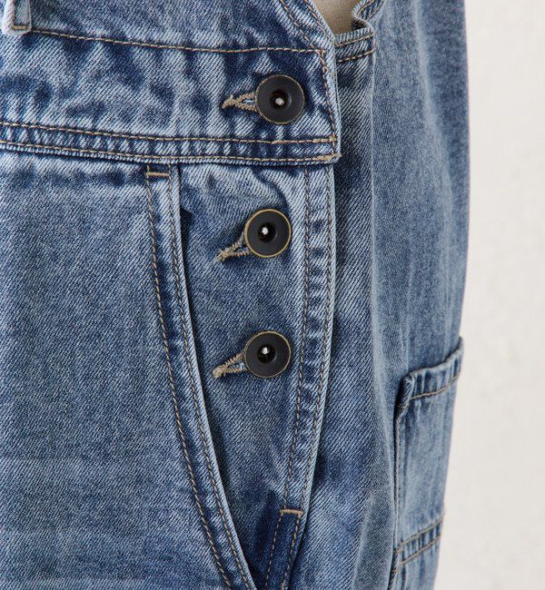  「リヨセル混デニムサロペット」|その他|