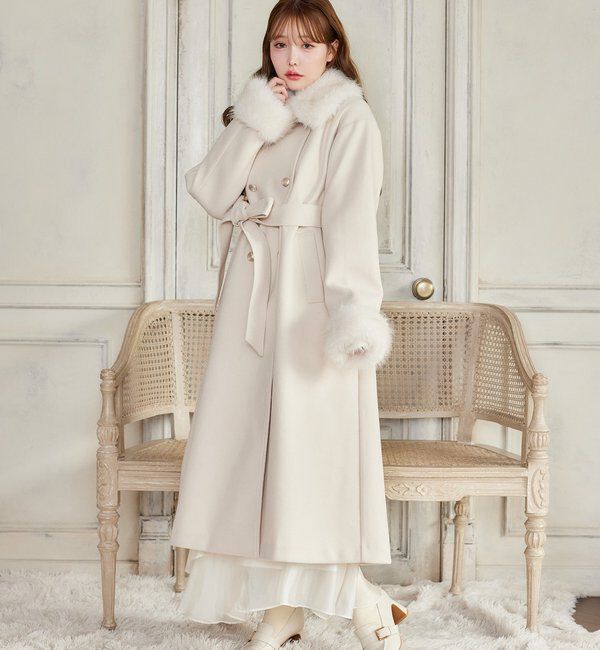  「ファー付マルチロングコート」|その他|