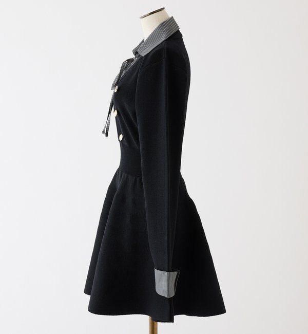  「【SMサイズ展開あり】シャツドッキングミニワンピース」|ワンピース|