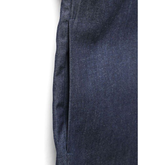 mizuiro ind「mizuiro ind デニムワイドシャツコート」|ワンピース|