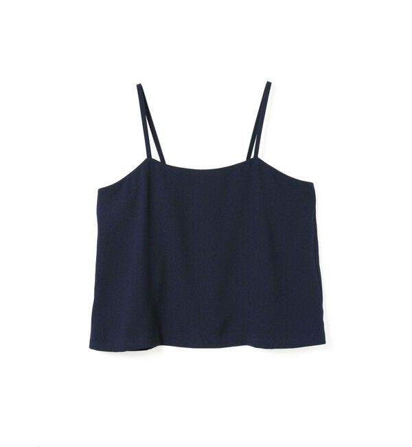 mizuiro ind「mizuiro ind ジョーゼットキャミソール」|ベスト・ジレ|ネイビー