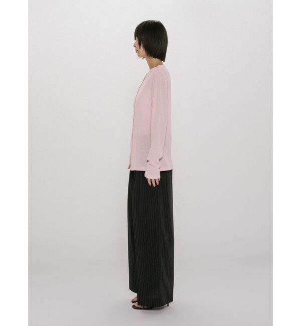 MIDIUMISOLID「MIDIUMISOLID for Ladies クルーネックロングカーディガン」|カーディガン|