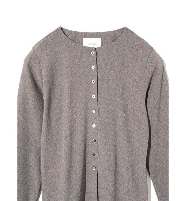 MIDIUMISOLID「MIDIUMISOLID for Ladies クルーネックロングカーディガン」|カーディガン|