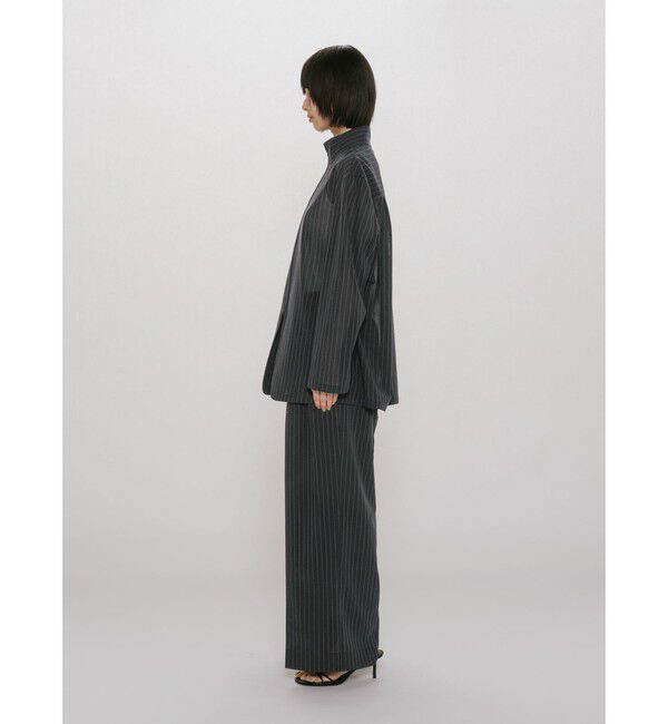 MIDIUMISOLID「MIDIUMISOLID for Ladies シースルージップジャケット」|テーラードジャケット|