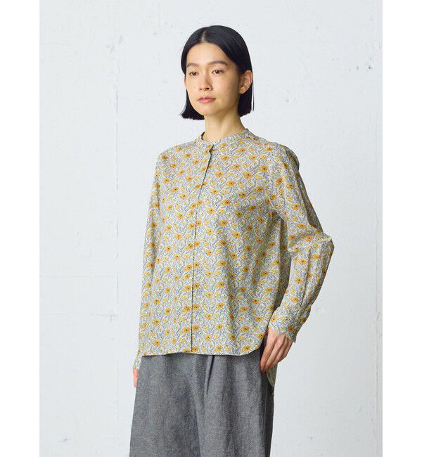 MidiUmi「MidiUmi リバティプリントシャツ」|シャツ・ブラウス|