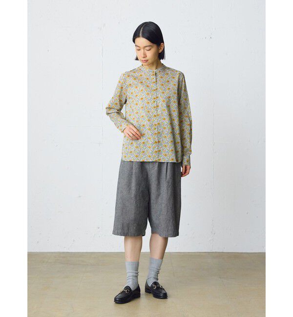 MidiUmi「MidiUmi リバティプリントシャツ」|シャツ・ブラウス|