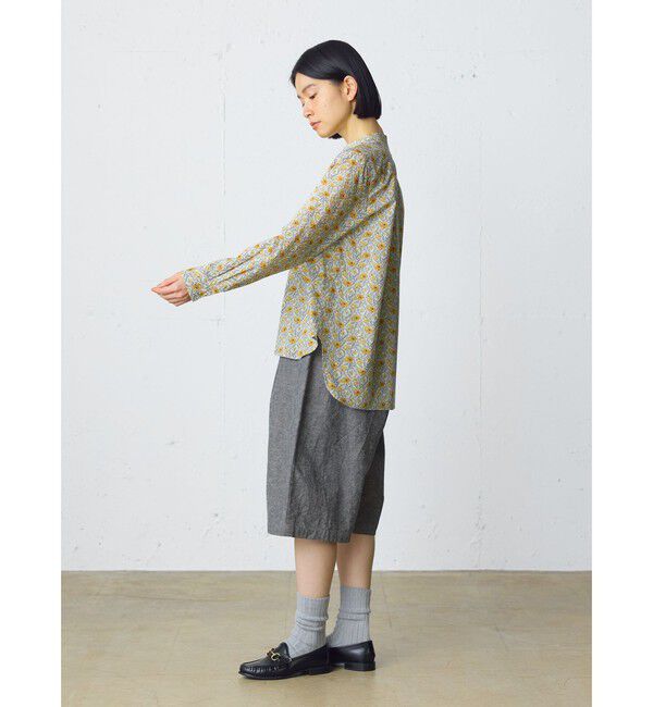 MidiUmi「MidiUmi リバティプリントシャツ」|シャツ・ブラウス|