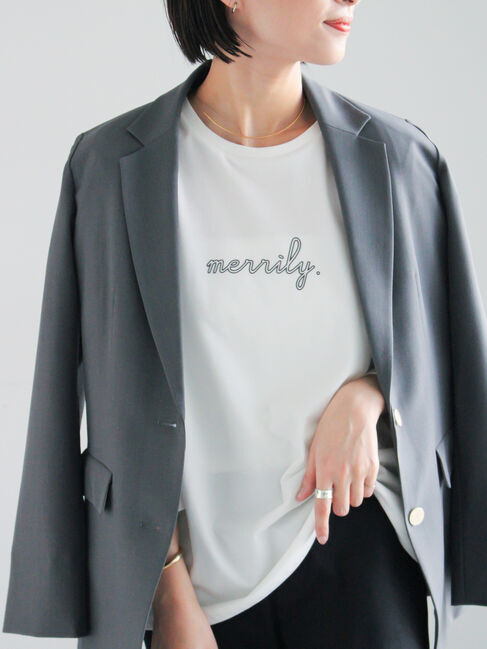 Te chichi「3DシャイニーロゴロンT《2026 spring catalog item》」|Tシャツ・カットソー|