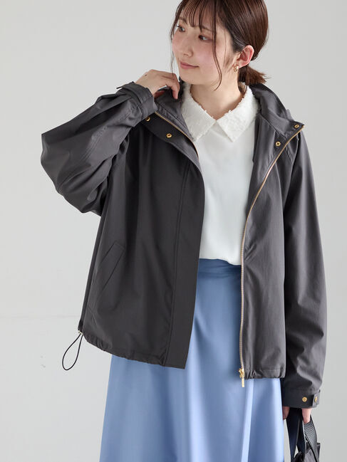 Te chichi「ライトマウンテンパーカー」|ブルゾン・スタジャン|チャコールグレー