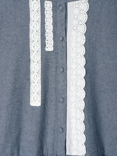 Samansa Mos2「【WEB限定】胸元レースワンピース」|ワンピース|