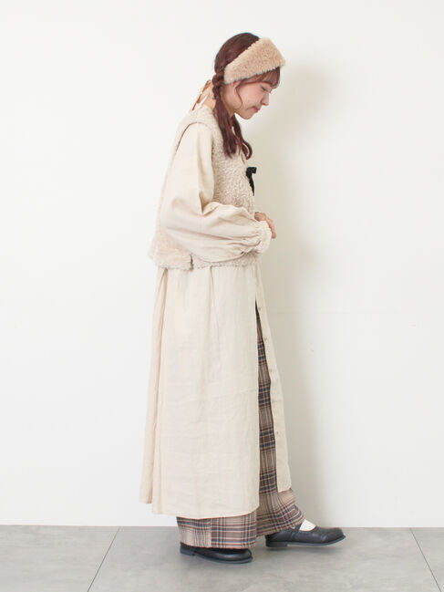 Samansa Mos2「【M/Lサイズ】チェック柄ワイドパンツ」|その他|