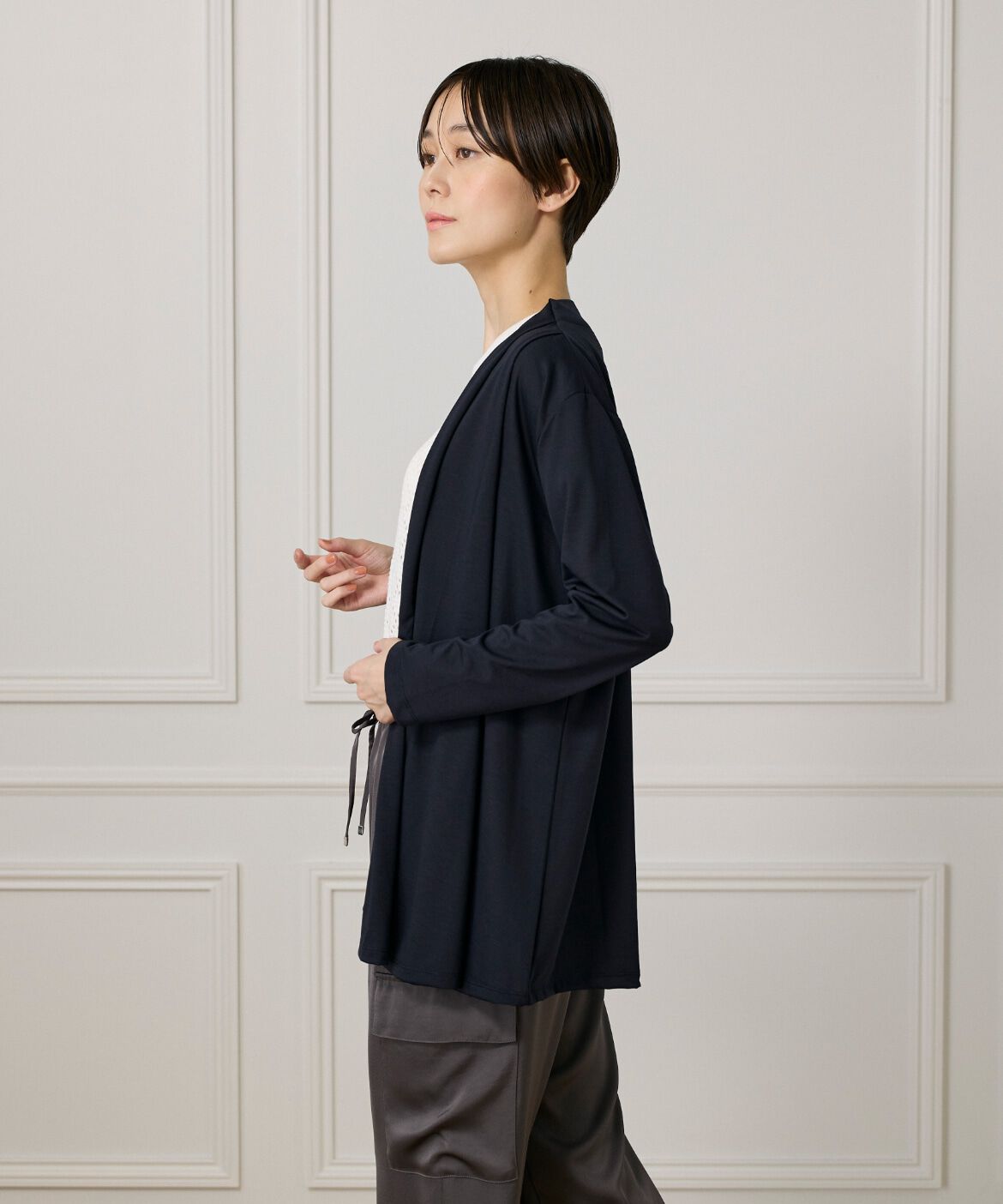 7-IDconcept.「着流しカーディガン」|カーディガン|
