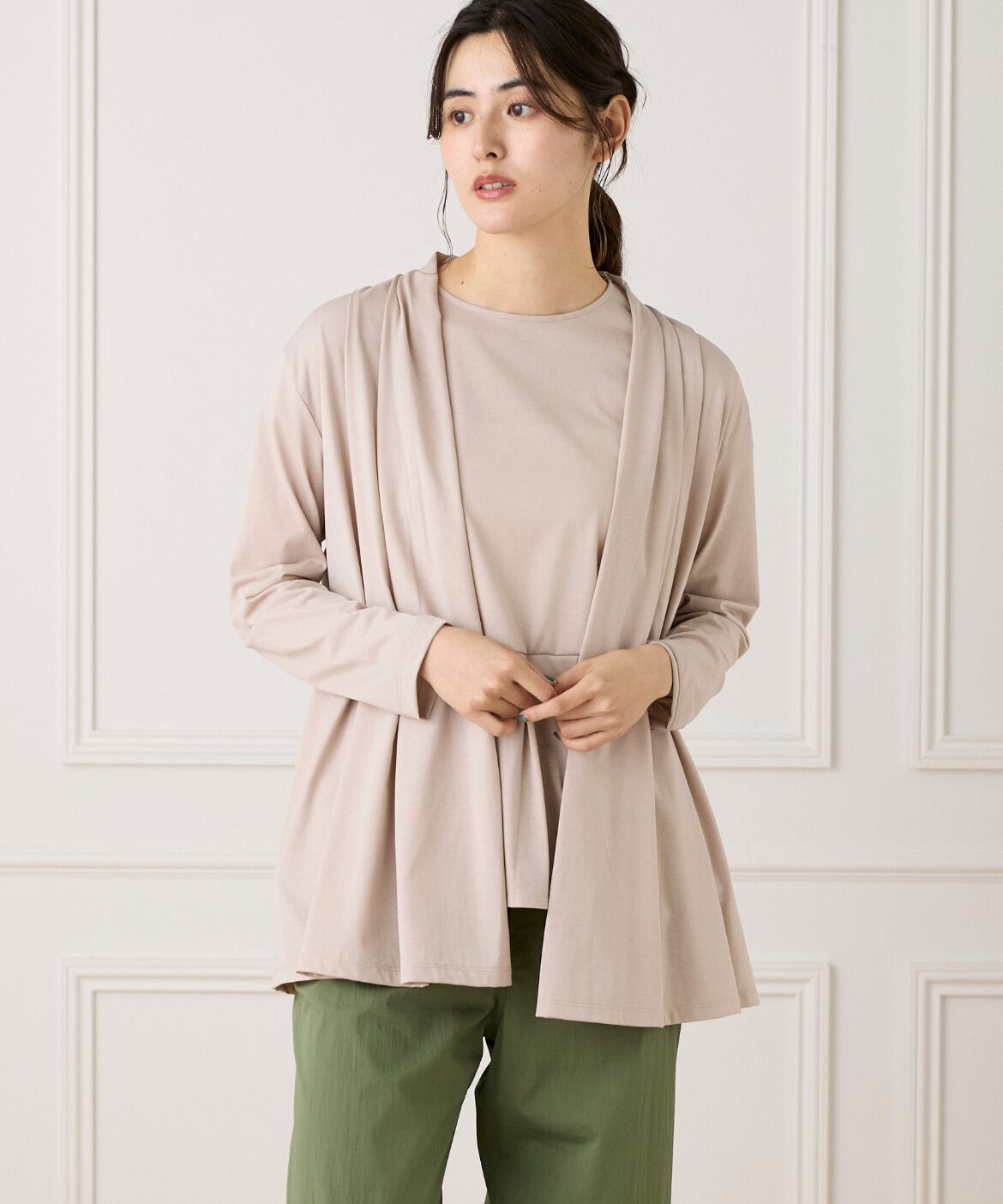 7-IDconcept.「着流しカーディガン」|カーディガン|