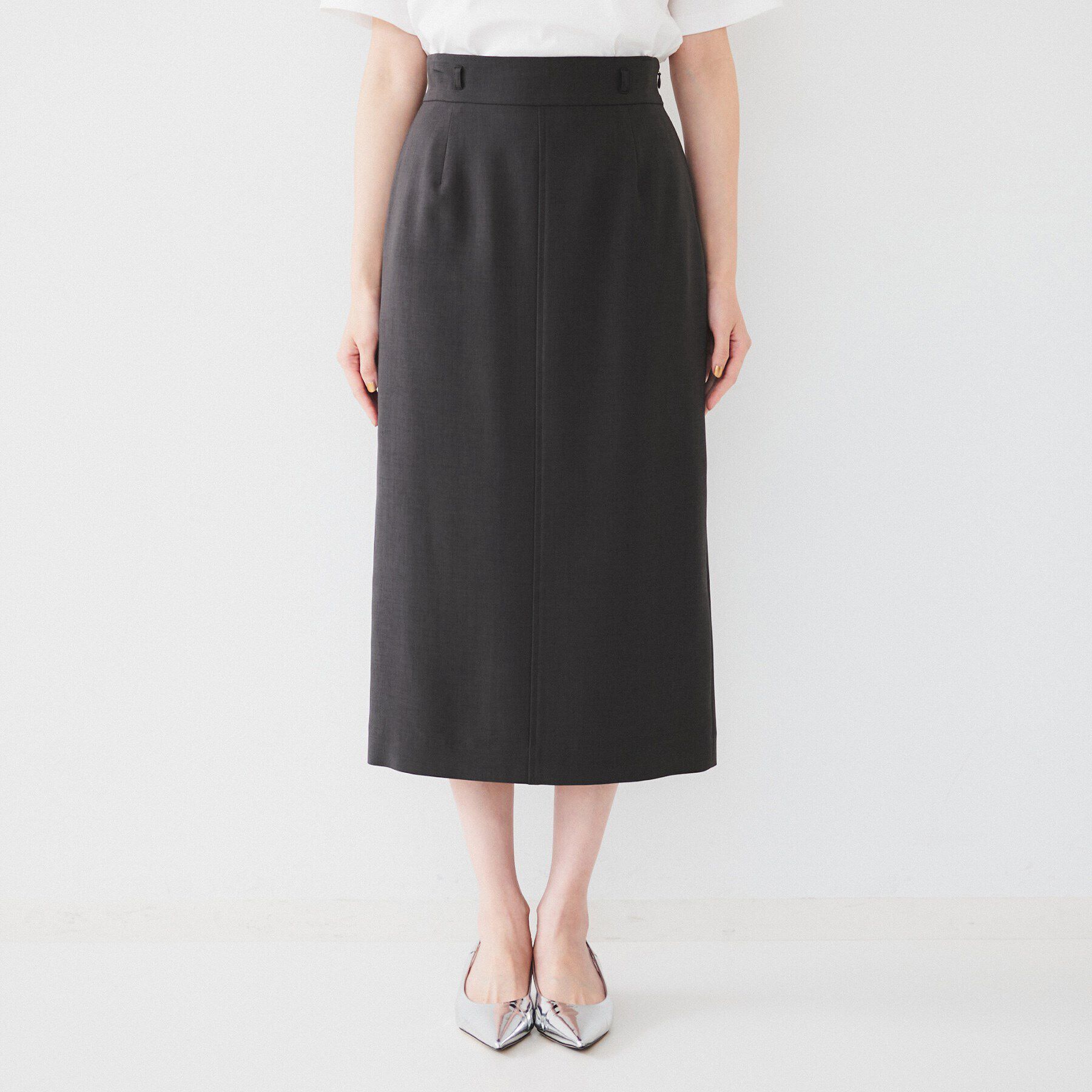 UNTITLED「【接触冷感/UV/セットアップ可能】ライトウェイト ナロースカート」|スカート|