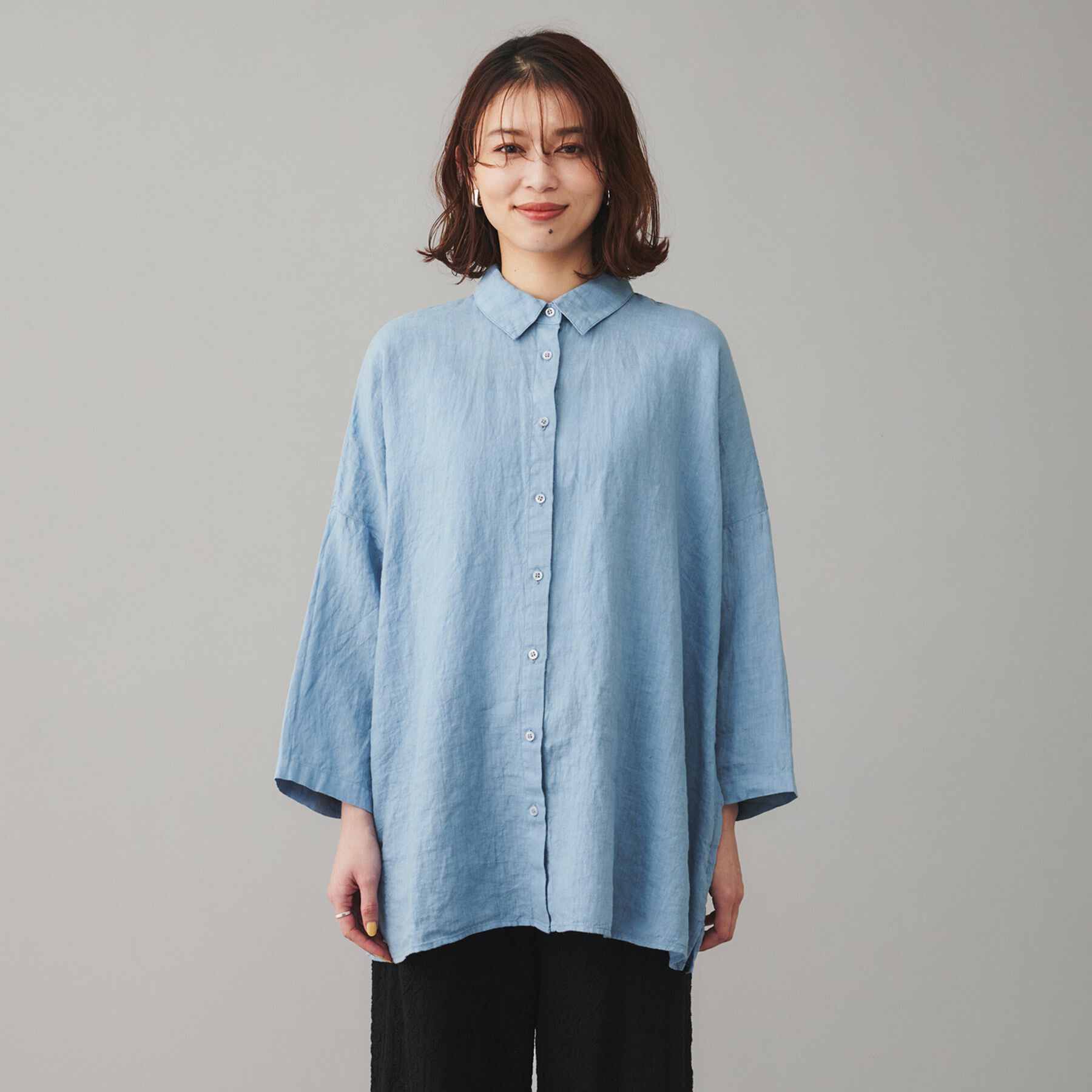 UNTITLED「【SAUTHS】リネンシャツ」|シャツ・ブラウス|