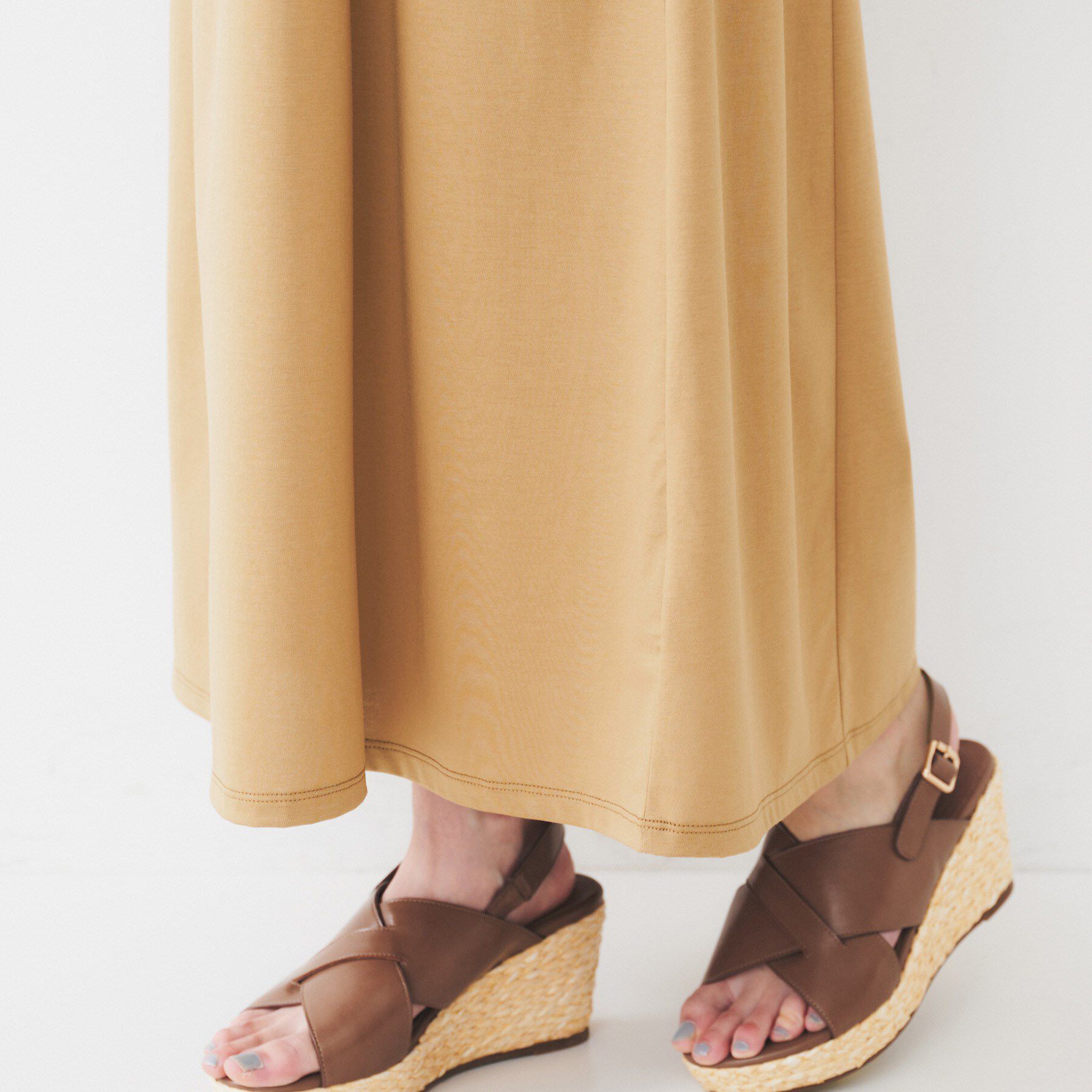 UNTITLED「【洗える／夏ワンピ／2WAY】ジャージワンピース」|ワンピース|