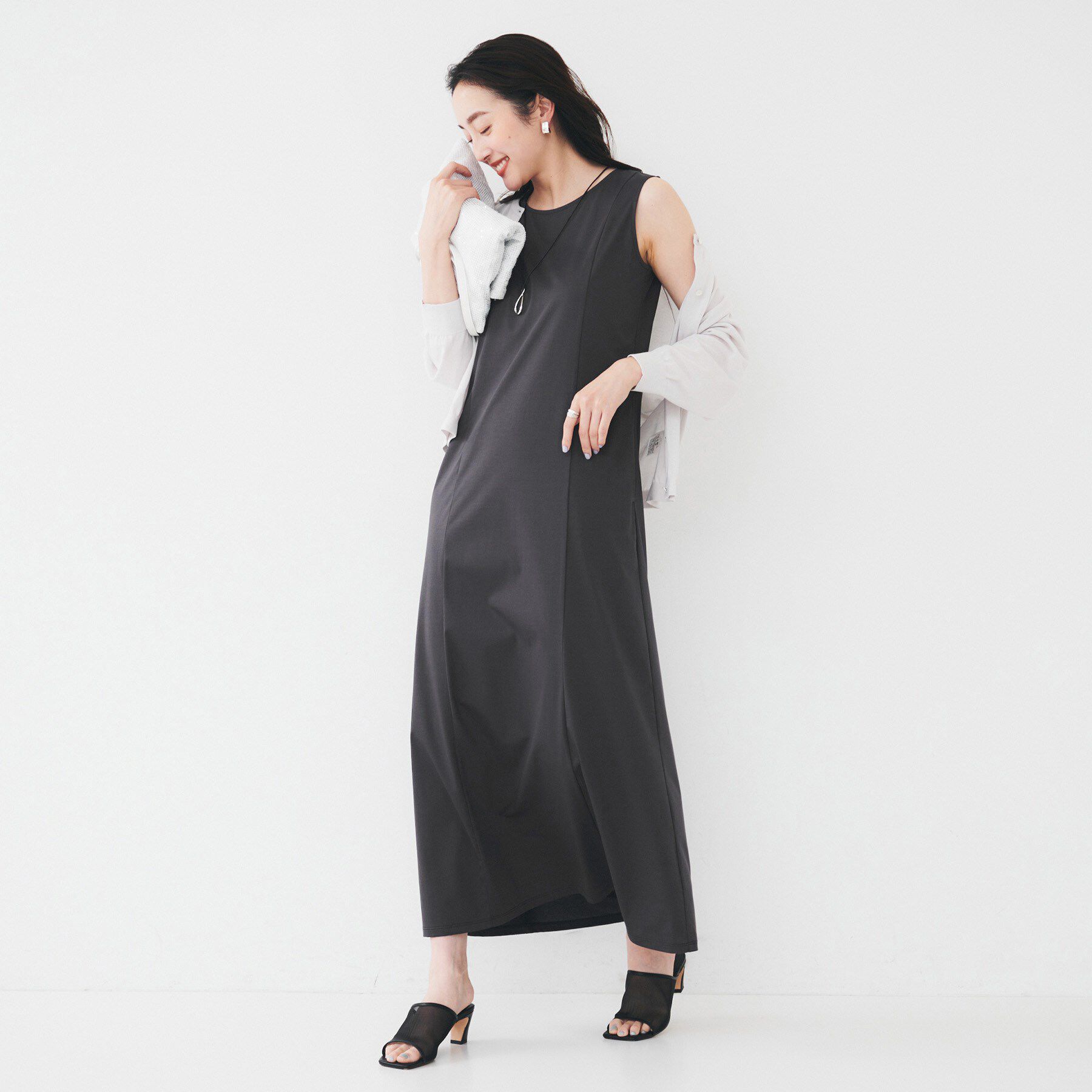 UNTITLED「【洗える／夏ワンピ／2WAY】ジャージワンピース」|ワンピース|