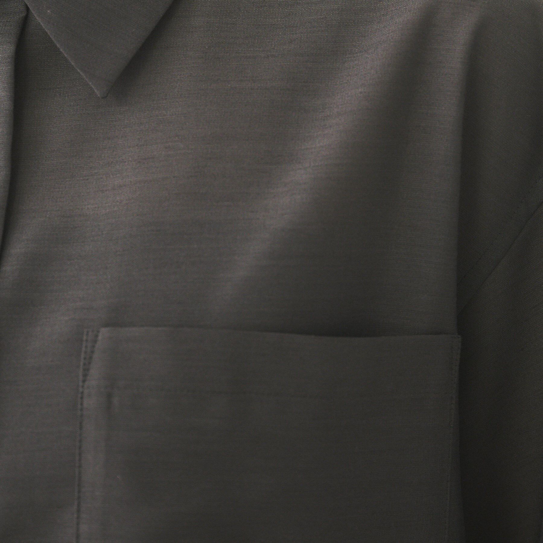 UNTITLED「【前開き/洗える】ショート丈シアーシャツ」|シャツ・ブラウス|