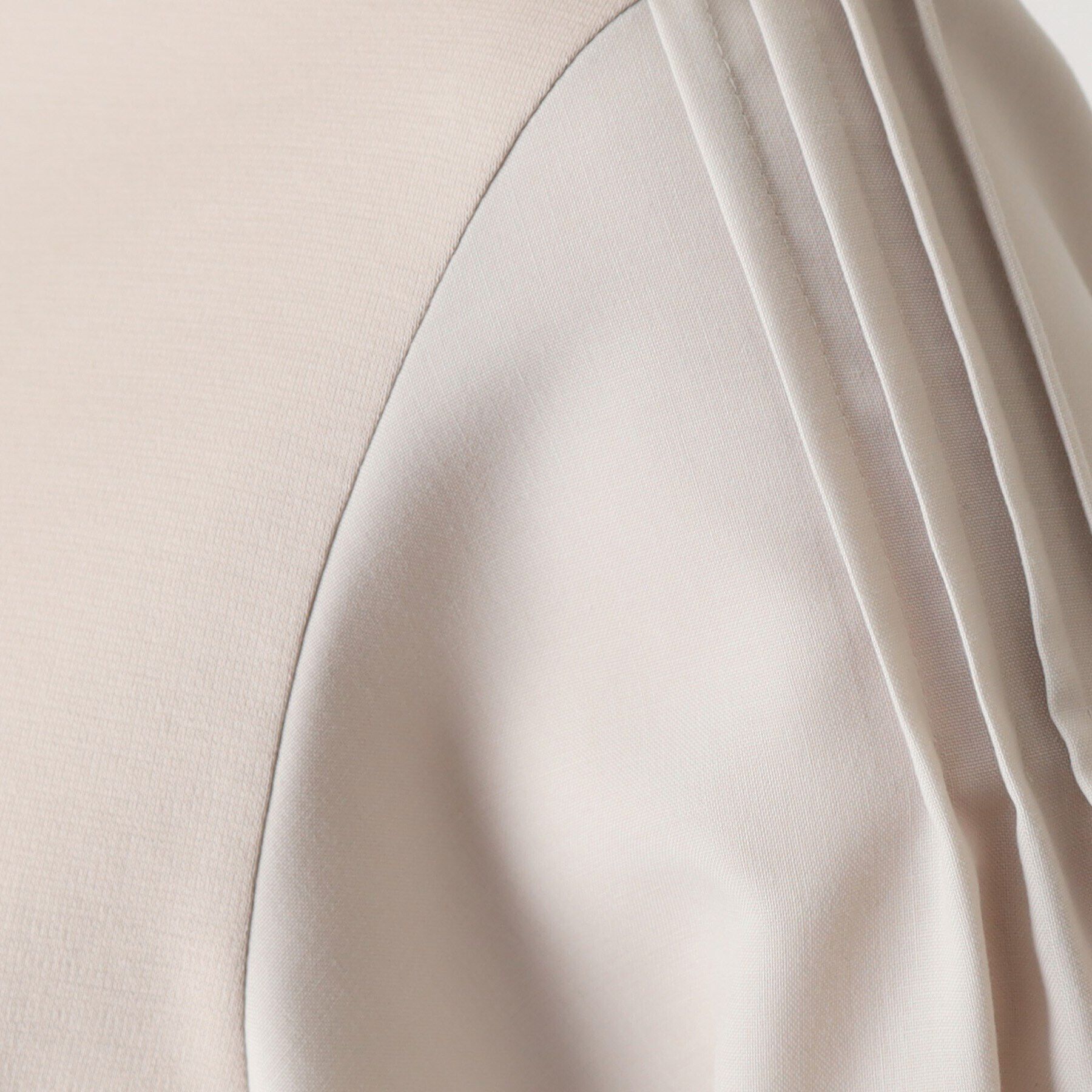 COUP DE CHANCE「【洗える／日本製／袖の異素材使い】ジャージプルオーバー」|Tシャツ・カットソー|