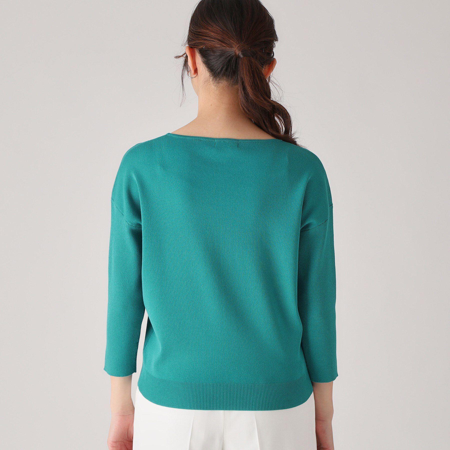 COUP DE CHANCE「【洗える】ビーズ刺しゅうニットトップス」|ニット・セーター|