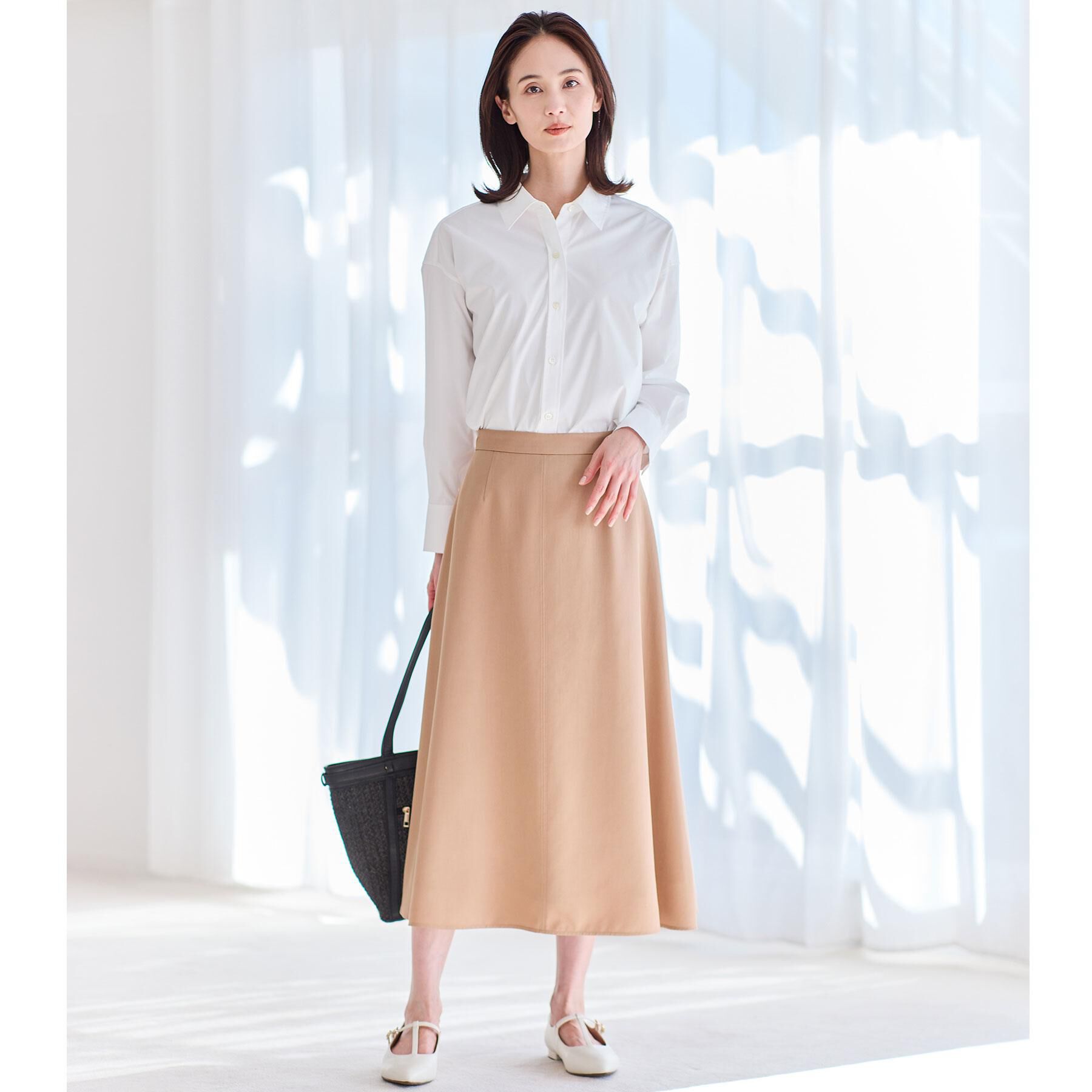 Reflect「【羽織りにも◎】タイプライタービッグシャツ」|シャツ・ブラウス|