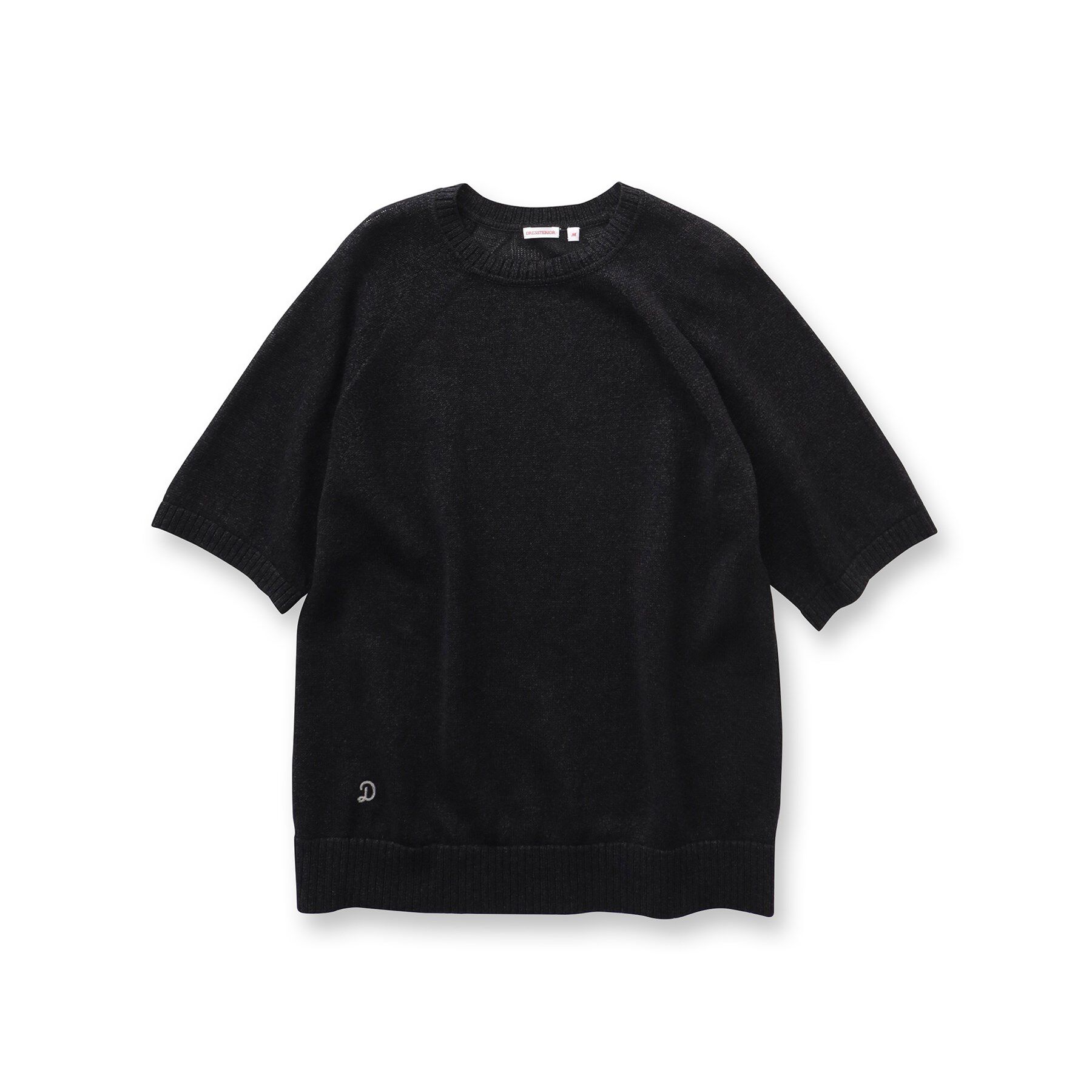 DRESSTERIOR「ペーパーコットン ハーフスリーブニット」|ニット・セーター|