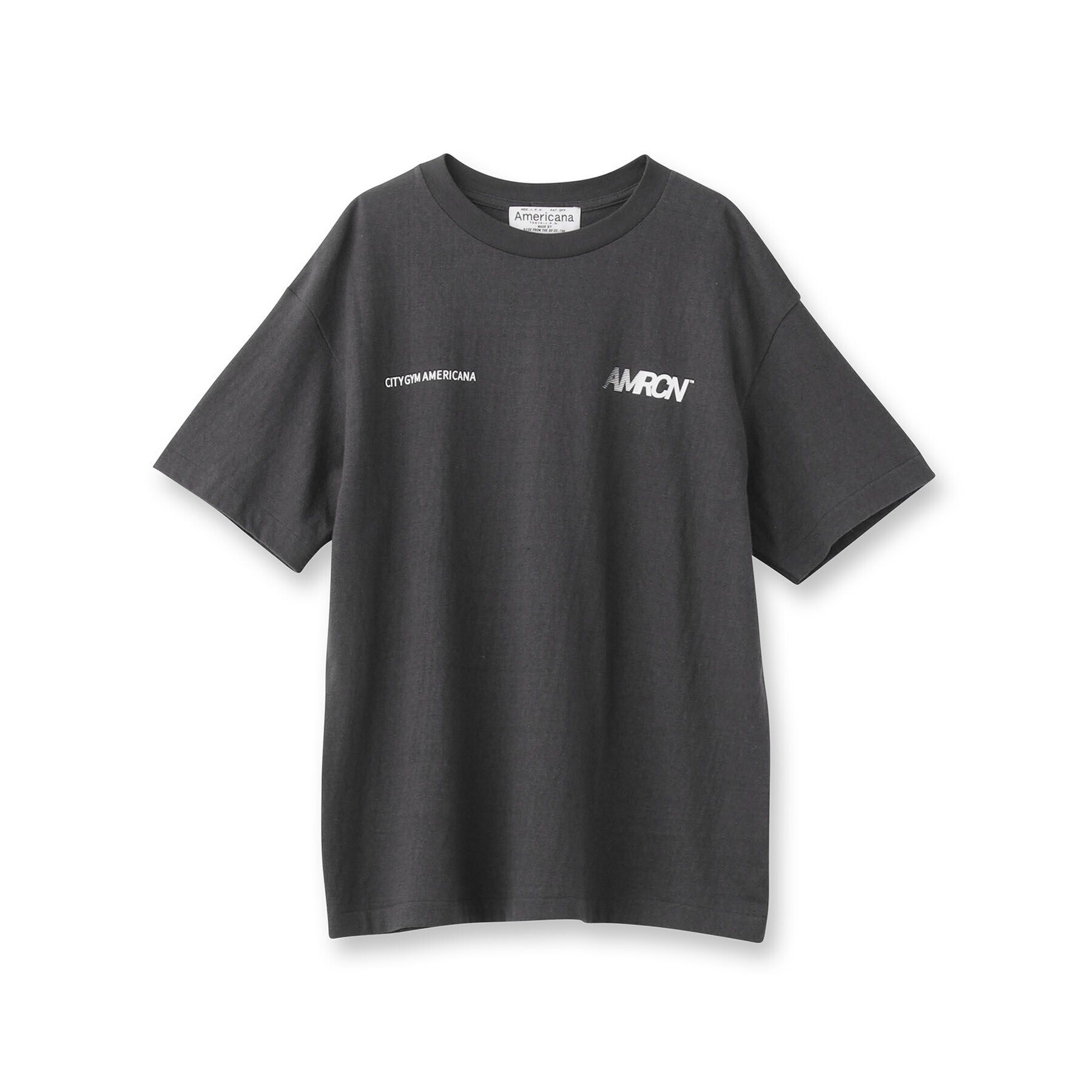 DRESSTERIOR「Americana（アメリカーナ） AMRCN ロゴTシャツ」|Tシャツ・カットソー|ブラック(019)