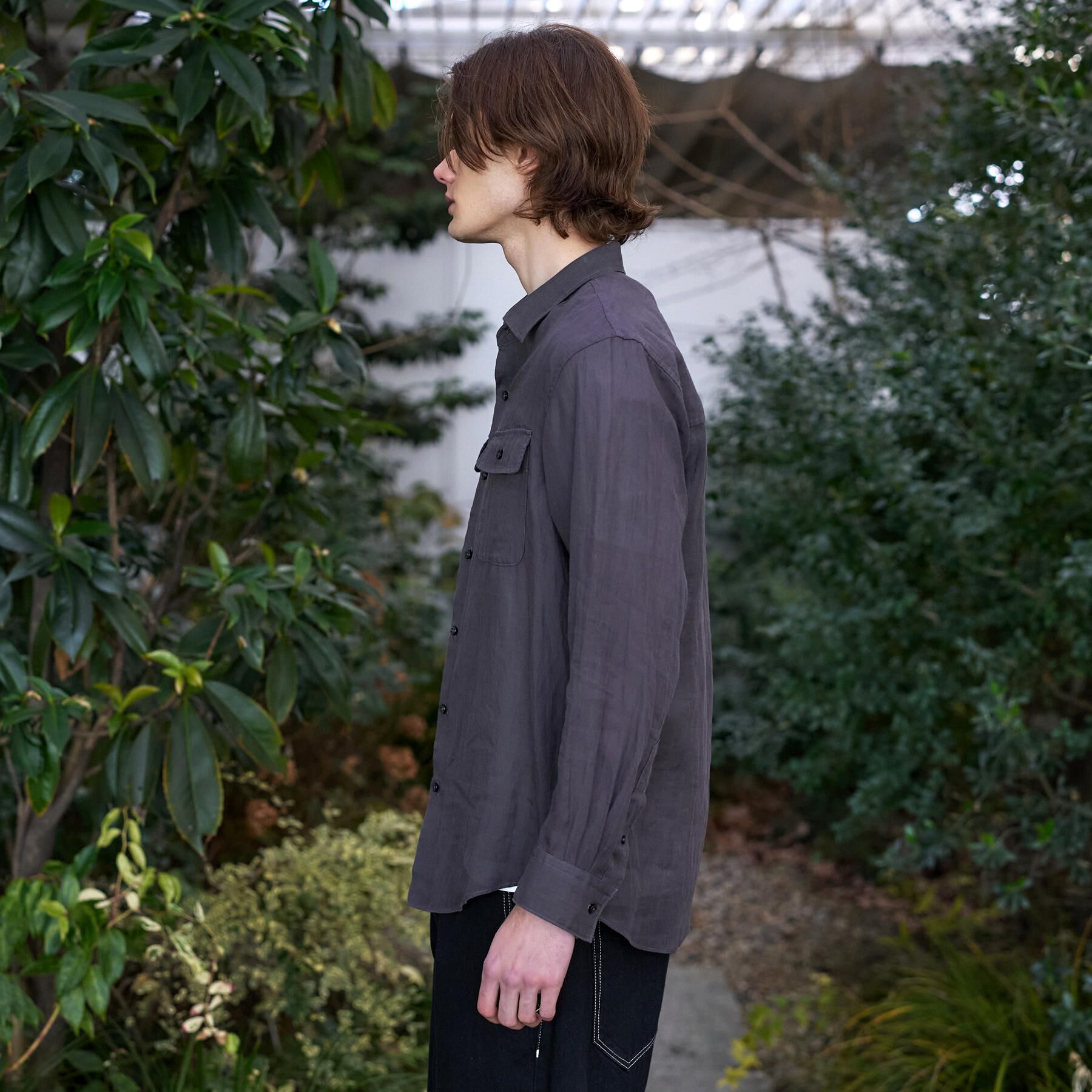 DRESSTERIOR「ガーメンドダイ ピュアリネンシャツ」|シャツ・ブラウス|