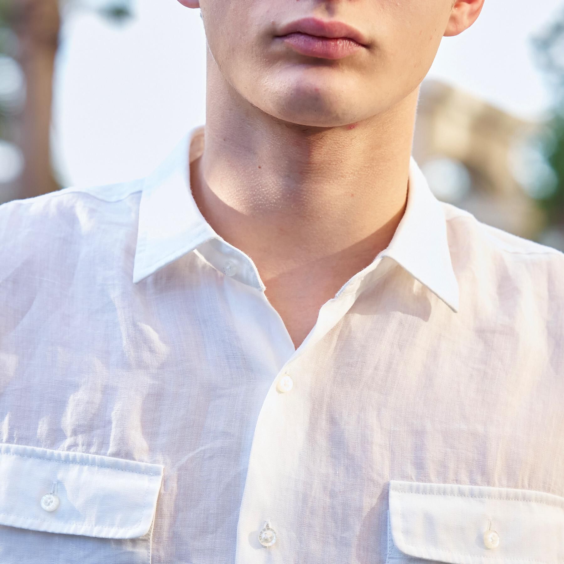 DRESSTERIOR「ガーメンドダイ ピュアリネンシャツ」|シャツ・ブラウス|