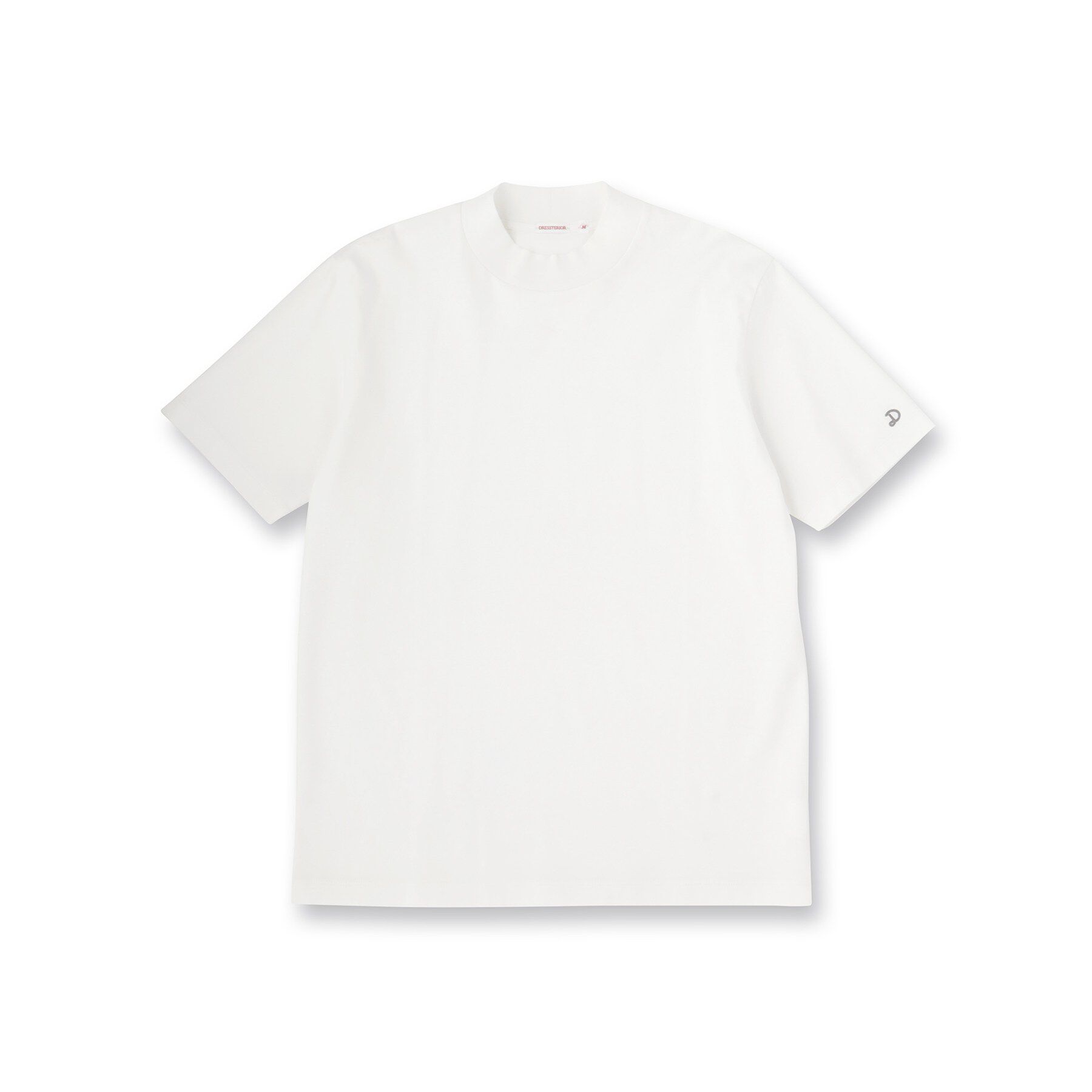 DRESSTERIOR「【接触冷感／抗菌防臭／消臭】ICE CLEAR COTTON モックネックTシャツ」|Tシャツ・カットソー|